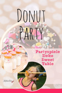 Pinterest Pin für die Donut Party